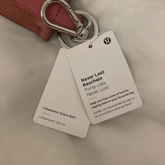 NWT Never Lost Keychain (Brier Rose/Orange
Frappe) Lululemon - Picture 3 of 3